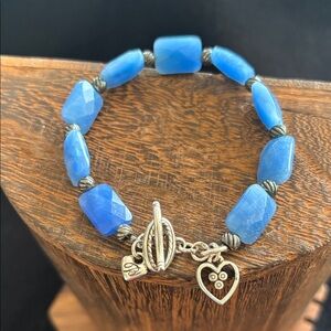 Brighton Blue and Silver Bracelet